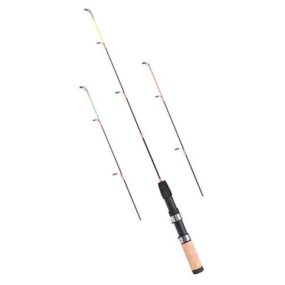 Tragbare 3260cm Eisangelrute mit massiver Spitze und EVA-Griff für Angler