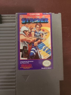 Original Nintendo NES Strider Capcom Cartridge Only Untested
