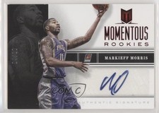 2012-13 Panini Momentum Momentous Rookies Red 4/10 Markieff Morris #79 Auto 0f85