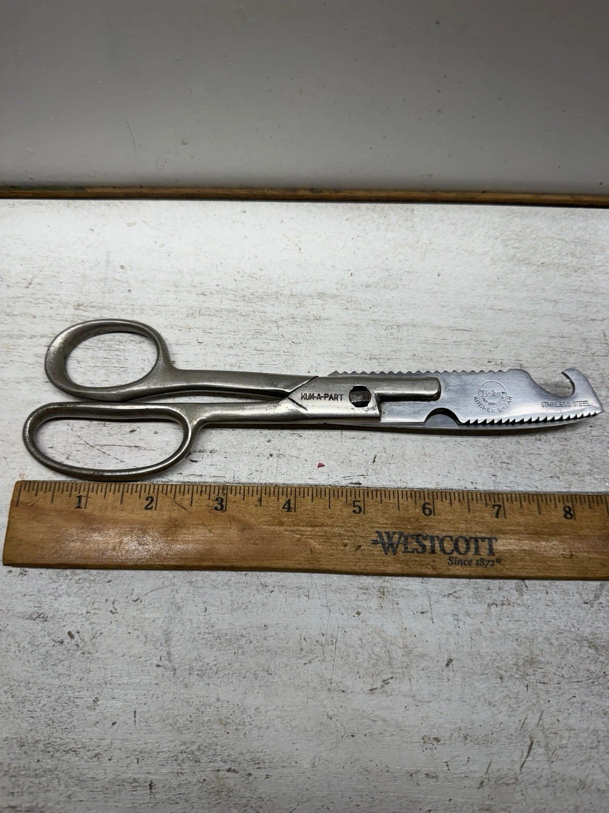 Vintage Boker Kitchen/Fisherman Rare Kum-A-Part (2 Piece) Hard To Find