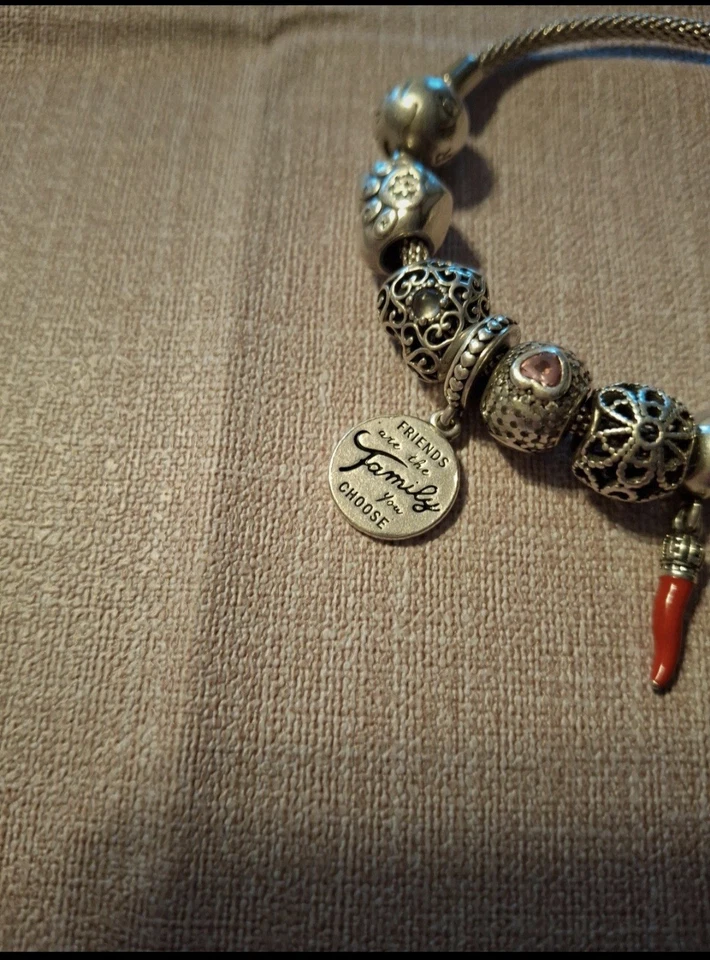 bracciale Pandora con 11 charms - Immagine 2 di 4