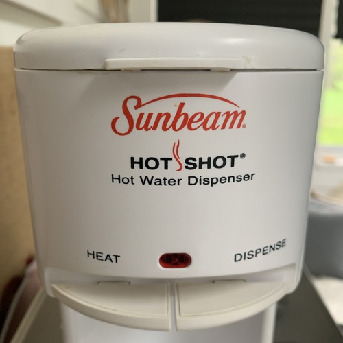 👀 Vintage Sunbeam Hot Shot Hot Water Dispenser #3211 Clean Tested Works Great! 