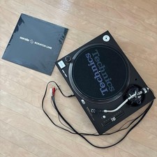 GIRADISCHI TECHNICS SL-1200MK6BK CON CARTUCCIA SHURE M44-7 SERATO CONTROL VINILE 