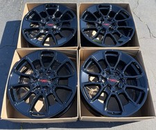 20 Toyota Tundra Trd Gloss Black Wheels Oem Sequoia Rims 2022-25 Set 4