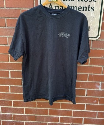 Vintage Chivas Regal T Shirt Mens Size XL Faded Black Thick Knit 90s y2k party 