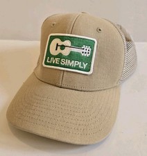 Patagonia Hat Cap Snap Back Trucker Patch Live Simply Guitar Mesh Kids Khaki