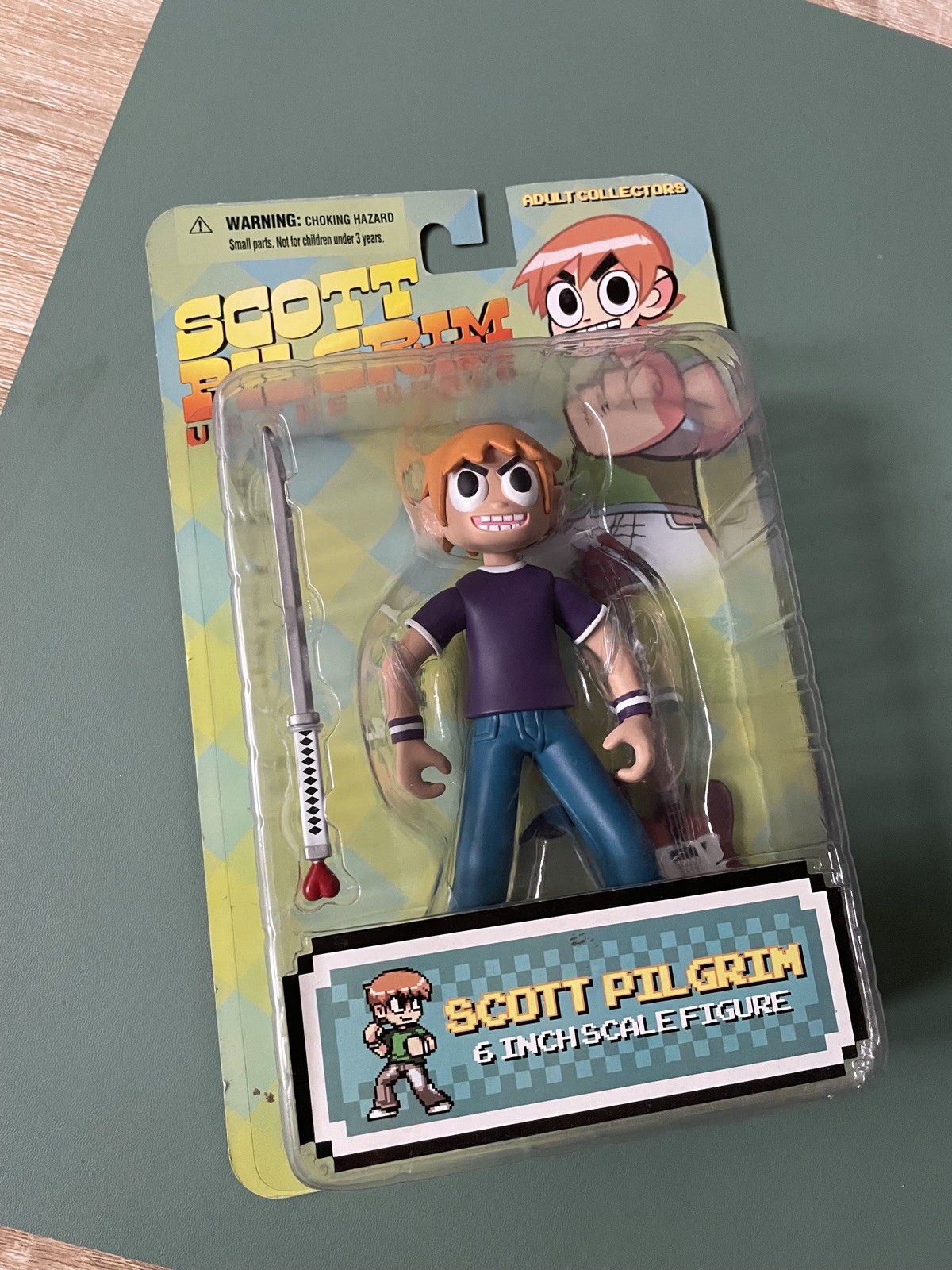 Figura de acción Scott Pilgrim - Mezco - Versión púrpura rara - Sin abrir