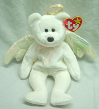 TY Beanie Baby HALO THE ANGEL TEDDY BEAR 8" Stuffed ANIMAL Toy NEW Christmas