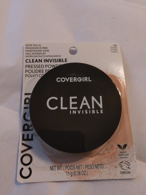 Covergirl Clean Invisible Pressed Powder #105 Ivory Lightweight Breathable Vegan