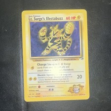 Gym Heroes Lt. Surge's Electabuzz 27/132 Unlimited Rare HP60 on eBay