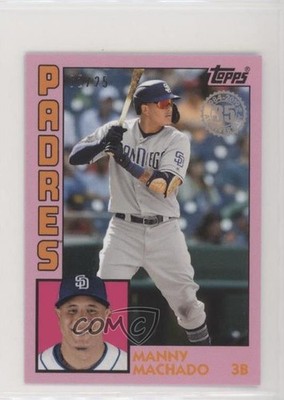 2019 Topps Mini 1984 Design Pink 2/25 Manny Machado #84-39 qf6