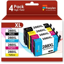 4PK 288XL T288XL Ink Cartridge for Epson XP330 XP430 XP434 XP435 XP446