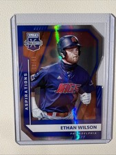 2021 Elite Extra Edition Aspirations Die Cut #49 Ethan Wilson SP/66! Phillies