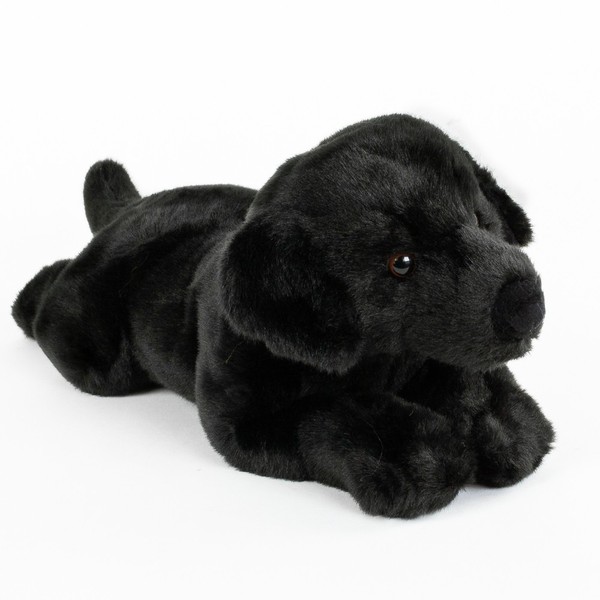 Labrador Liegend 40 Cm Kuscheltier Hund Schwarz Uni-Toys PlüSchhund-image
