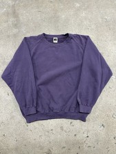 Vintage 90s Russell Athletic Sweatshirt Size Large Purple