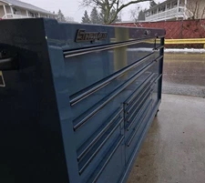 73" 15-Drawer Triple-Bank Classic Series Roll Cab with Power Drawer