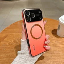 Gradient Mag Safe Shockproof Case For iPhone 17 Pro Max 16 15 14Plus 13 12 Cover