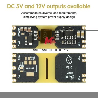 XC7010 Isolated Power Supply Module DC15-70V to DC 5V/12V Buck Reserved for LDO