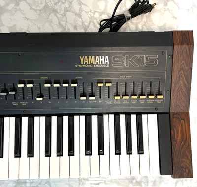 YAMAHA Symphonic Ensemble Vintage Synthesizer Keyboard SK15 AC100V