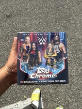 2026 TOPPS CHROME WWE Wrestling MEGA BOX (48 Cards) Brand New Sealed - IN HAND