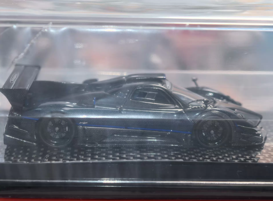 DMH 1/64 Pagani Zonda R Revolution Blue Carbon Black | eBay