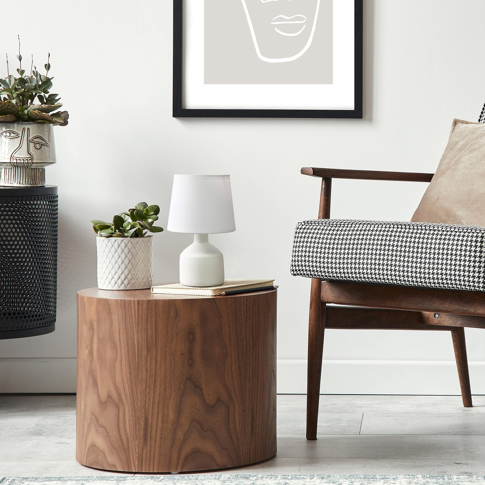 LT2080-OFF Mini Bocksbeutal Concrete Table Lamp, Off White thumbnail 5