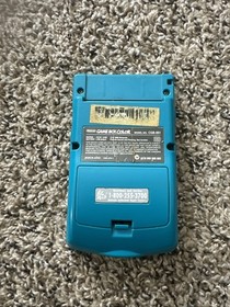 Nintendo Game Boy Color (Tested)-Teal w/carrying case, 2games (READ)