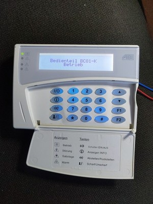 ABI-Sicherheitssysteme LCD-Bedienteil BC 81-K - AP-Ausführung