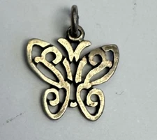 James Avery Spring Butterfly Charm Sterling Silver 925