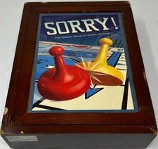 Sorry! Game - 2009 - Wooden Box Bookshelf  Edition - Complete