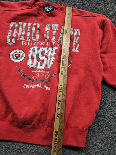 Sudadera De Colección Ohio State Buckeyes Cuello Redondo Mediana Universitaria Brutus De Gran Tamaño - Imagen 11 de 12