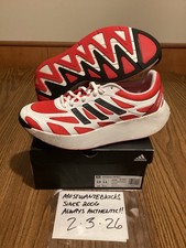 DS 2024 Adidas Adizero Aruku White Pure Ruby Red Walking Sneakers Men  s Sz 10