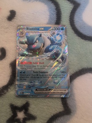 Pokemon TCG Blastoise EX 009/165 Full Art NM/M 12426