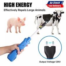 Cattle Prodder Stock Prod Rechargeable 12000V Electric Shock Livestock Cow Pig~