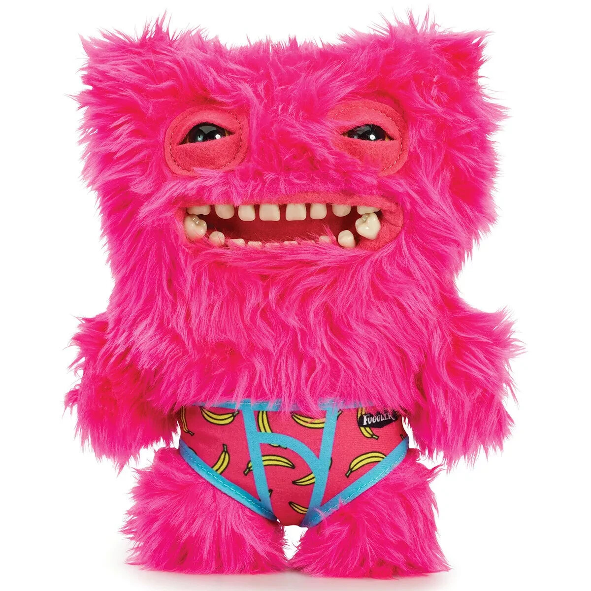 1 PC Fuggler Budgie Mr Buttons Pink Funny Ugly Monster