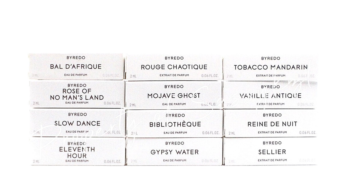 Individual Byredo Perfume Sample Boxed Spray 2ml combined shipping Authentic
