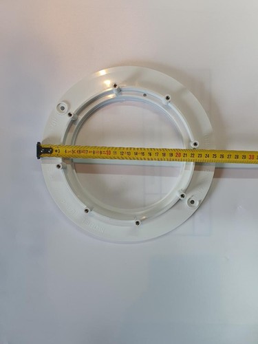 CERTIKIN BLANCO ABS LUZ BAJO EL AGUA PLACA ABRAZADERA DELANTERA PU9-4 - Imagen 4 de 4
