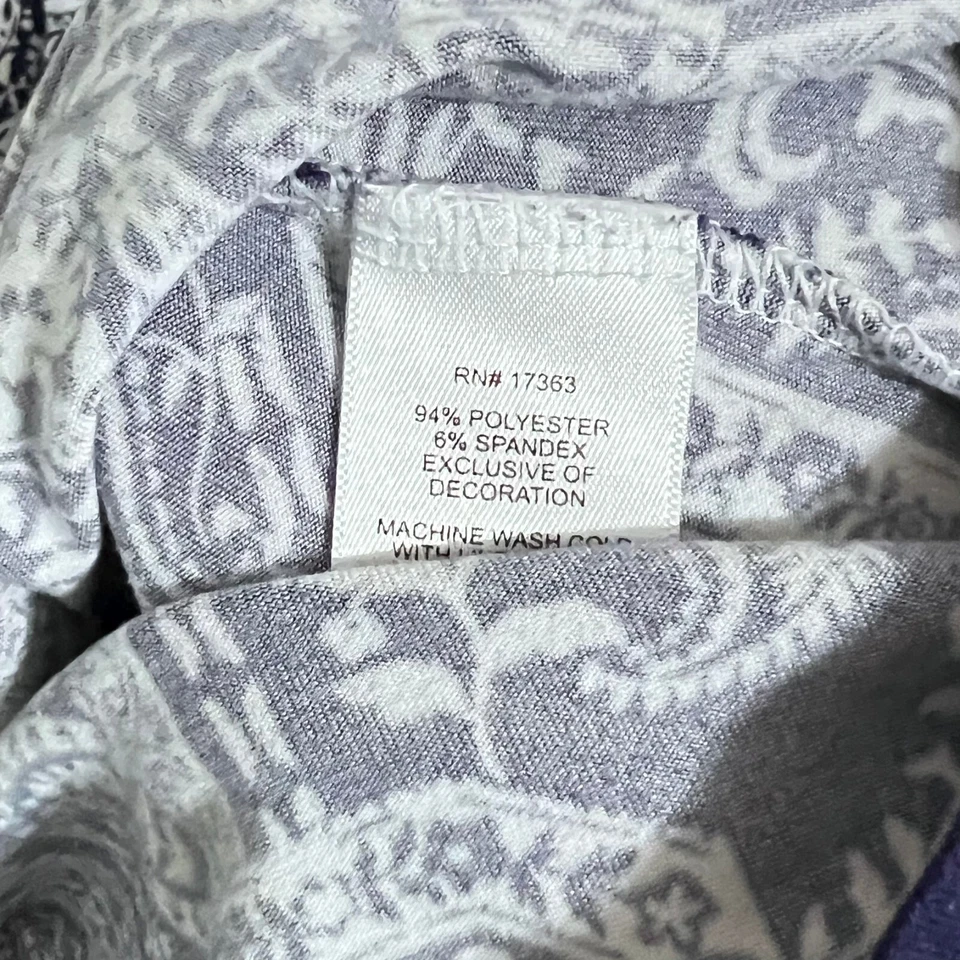 Camiseta sin mangas Company Ellen Tracy para mujer talla S multicolor floral cachemira cuello redondo Foto 3 de 4