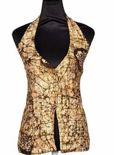 Free Shipping In Us - Quilted Pure Silk Kantha Reversible Vest From Jaipur