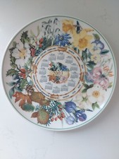 Wedgwood 2003 Seasons Calendar Plate Collectable Plate Daily Mail England 