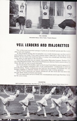 1950 Gonzales High School Yearbook, Spartan, Gonzales, California