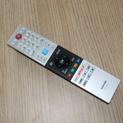 Original Toshiba CT-8533 TV-Fernbedienung Rakuten TV, Netflix, Fplay 2018 Modelle
