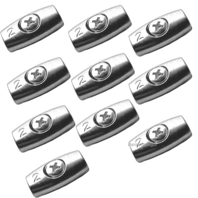 10  Stück Litzenverbinder 2 bis  3.5  mm neu Ei-Form für Weidezaunlitzen
