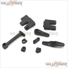 Servo Mount + Servo Horn #11249 (RC-WillPower) HOBAO Hyper 10SC/Hyper MINI ST