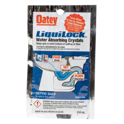 Water Solidifiers Liquilock Gel Toilet Water Solidifier For Toilet Removal - Solidifies ...