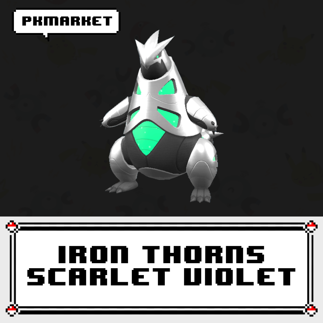 Shiny Iron Thorns 6IV Pokemon Scarlet Violet Nintendo Switch eBay