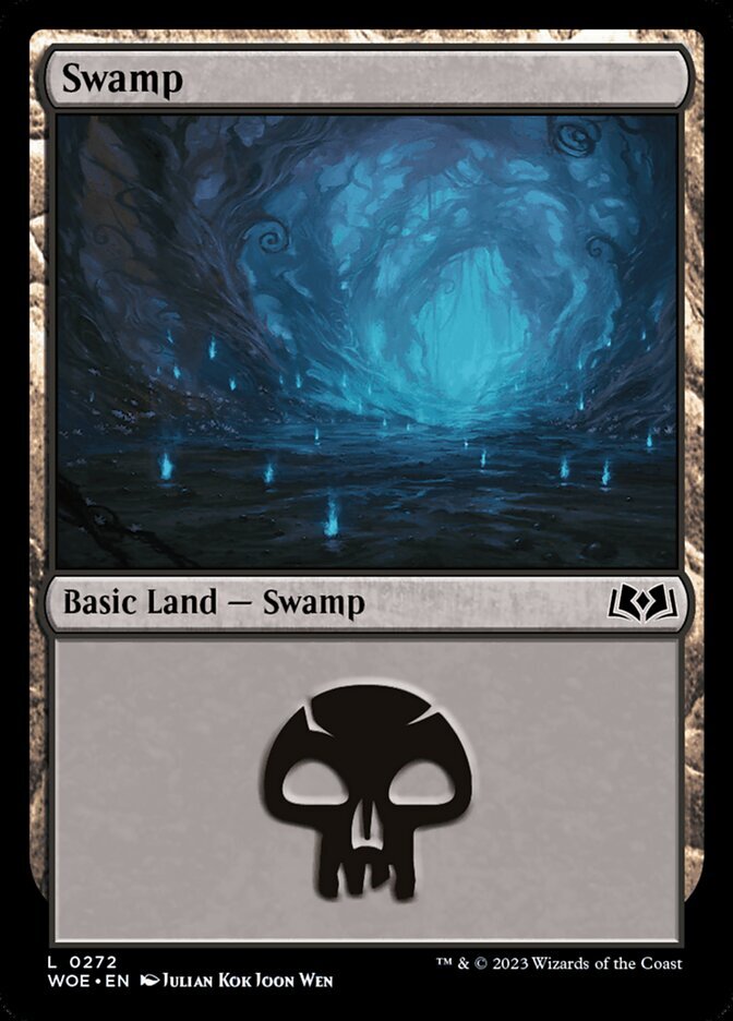 Magic the Gathering (mtg): WOE: Swamp (0272) (x 4) | eBay