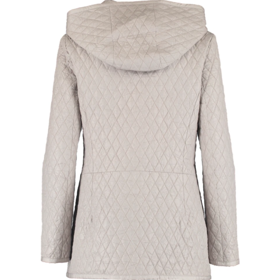 CINZIA ROCCA Cream Lightweight Quilted Jacket - UK 8/IT 40 - Image 2 of 2