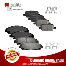 Front + Rear Ceramic Brake Pads for 2017 2018 2019 2020 2021 Cadillac XT5 XT6