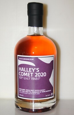 HALLEY ́S COMET 8y 58,3% 2012 1. Fill Marquise de Terme B. Scotch Universe 0.7L